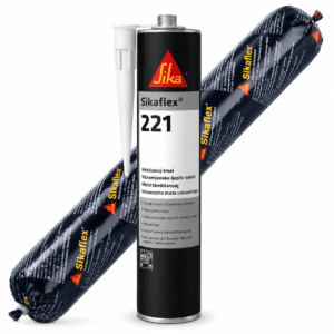 Sikaflex 221 polyurethane adhesive and sealant cartridge and sausage pack supplied by White House General Trading LLC UAE