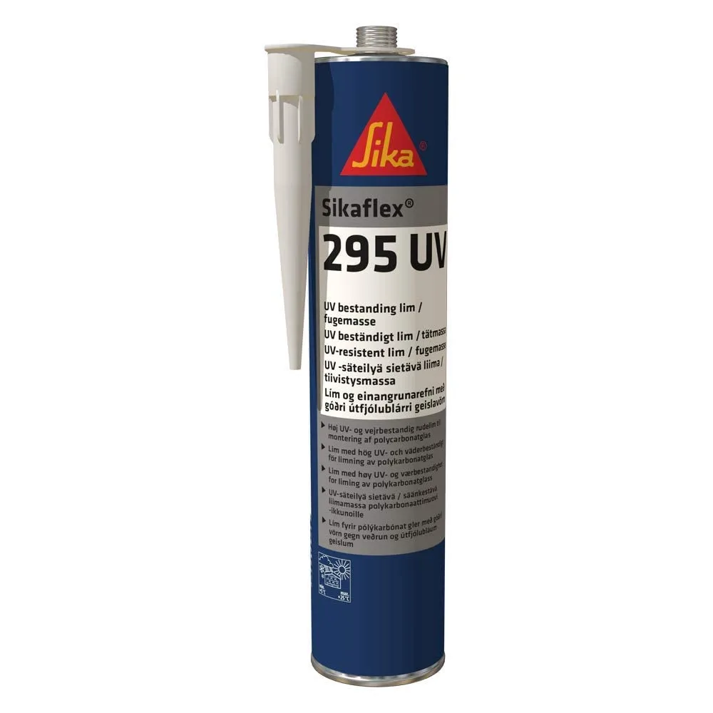 Sikaflex®-295 UV 300ml marine glazing adhesive cartridge - White House General Trading UAE