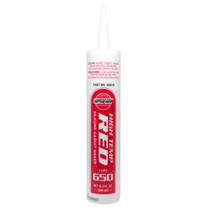 Versachem 65010 High Temp Red RTV Silicone 310 ml (10.3 oz) high-temperature gasket maker for automotive and industrial sealing applications supplied by White House General Trading UAE.