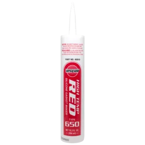 Versachem 65010 High Temp Red RTV Silicone 310 ml (10.3 oz) high-temperature gasket maker for automotive and industrial sealing applications supplied by White House General Trading UAE.