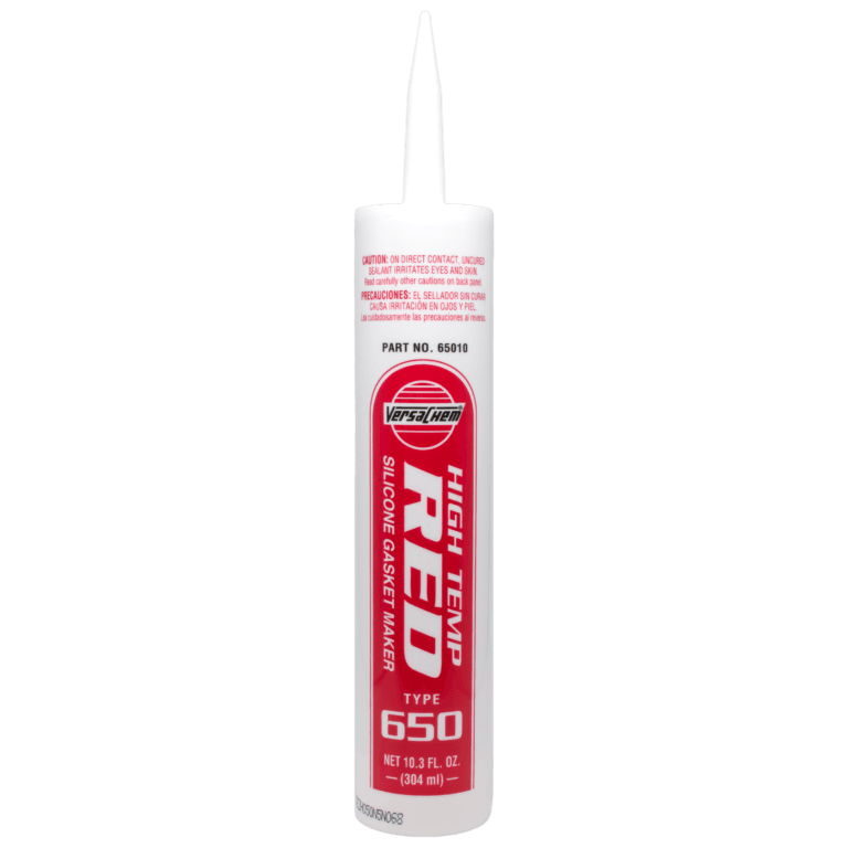Versachem 65010 High Temp Red RTV Silicone 310 ml (10.3 oz) high-temperature gasket maker for automotive and industrial sealing applications supplied by White House General Trading UAE.