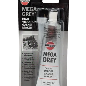 Versachem 99939 Mega Grey RTV Silicone Gasket Maker 85 g for high-torque, high-vibration automotive and industrial sealing applications.