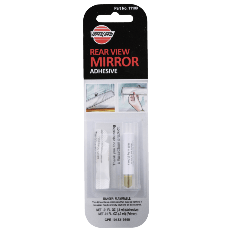 VersaChem Rear View Mirror Adhesive 11109 - two-part windshield mirror button repair kit