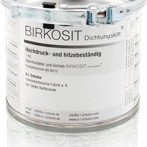 BIRKOSIT Dichtungskitt high temperature sealing compound in a 1 kg tin