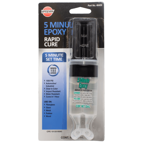VersaChem 5 Minute Epoxy Adhesive, Quick-Set (46409) – 0.84 fl. oz. (25ml)