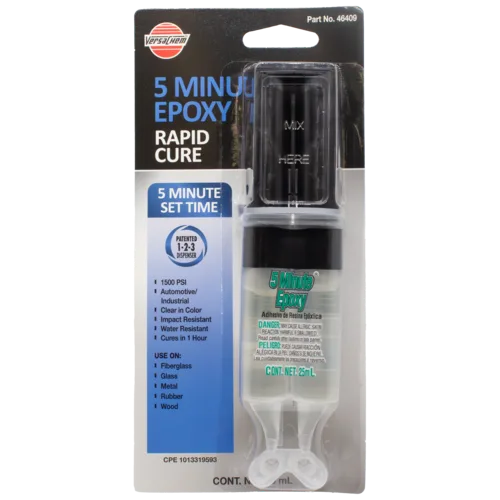 VersaChem 5 Minute Epoxy Adhesive, Quick-Set (46409) – 0.84 fl. oz. (25ml)