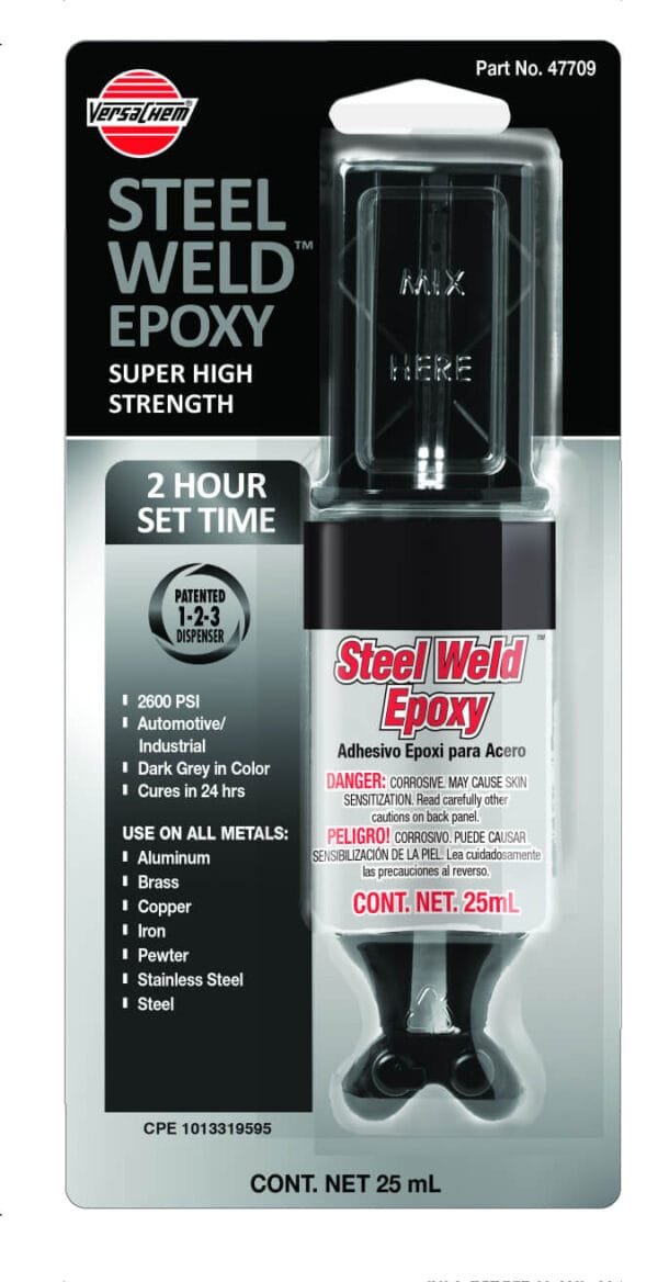 VersaChem Steel Weld Epoxy (47709) – 0.84 fl. oz. (25ml)