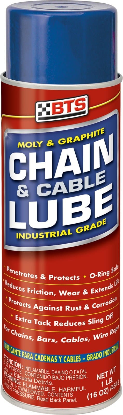 BTS B-00019 Chain & Cable Lube with Moly & Graphite – 16 oz product image