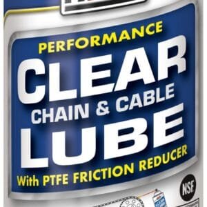 BTS B-00031 Clear Chain & Cable Lube with PTFE - 11 oz