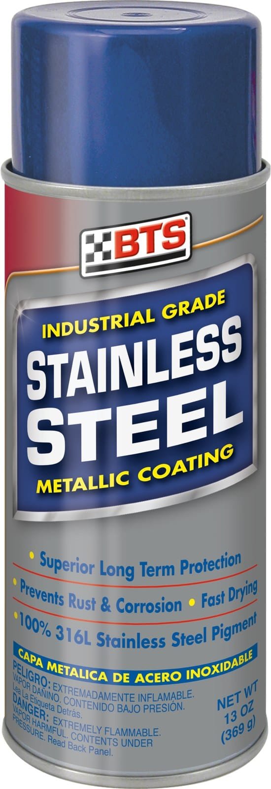 BTS B-00064 Stainless Steel Metallic Coating - 13 oz