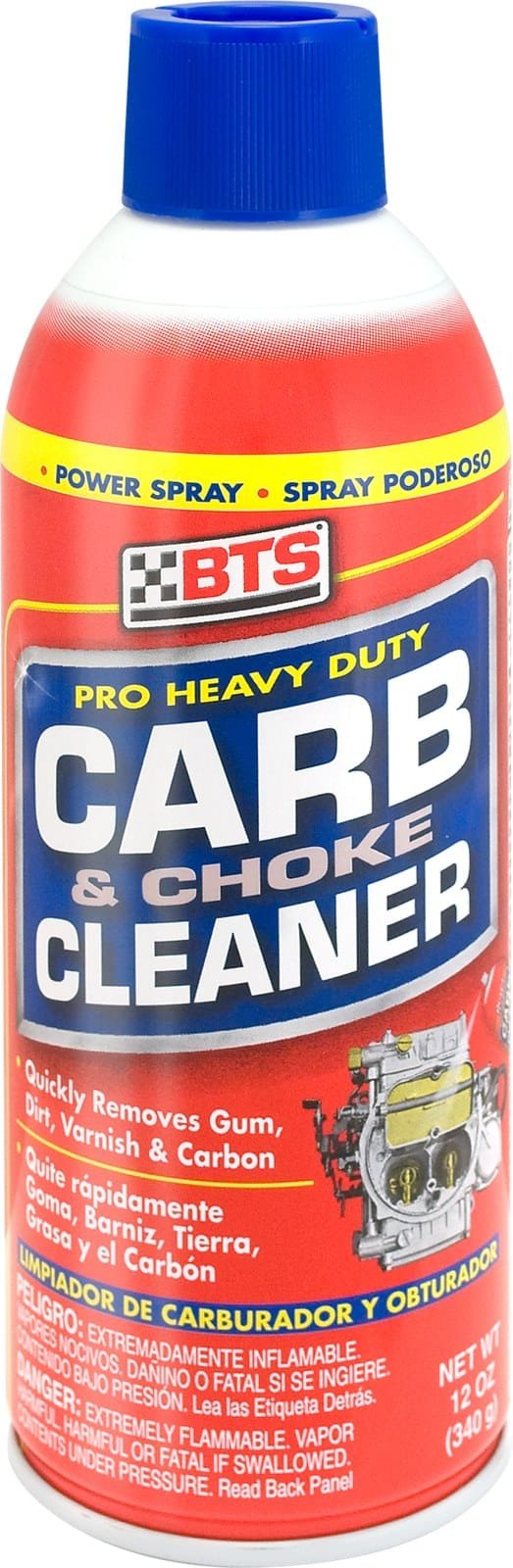 BTS B-00101E Carb & Choke Cleaner Professional - 12 oz