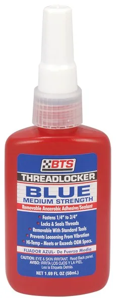 BTS B-20050 Blue Threadlocker Medium Strength – 50 mL product image