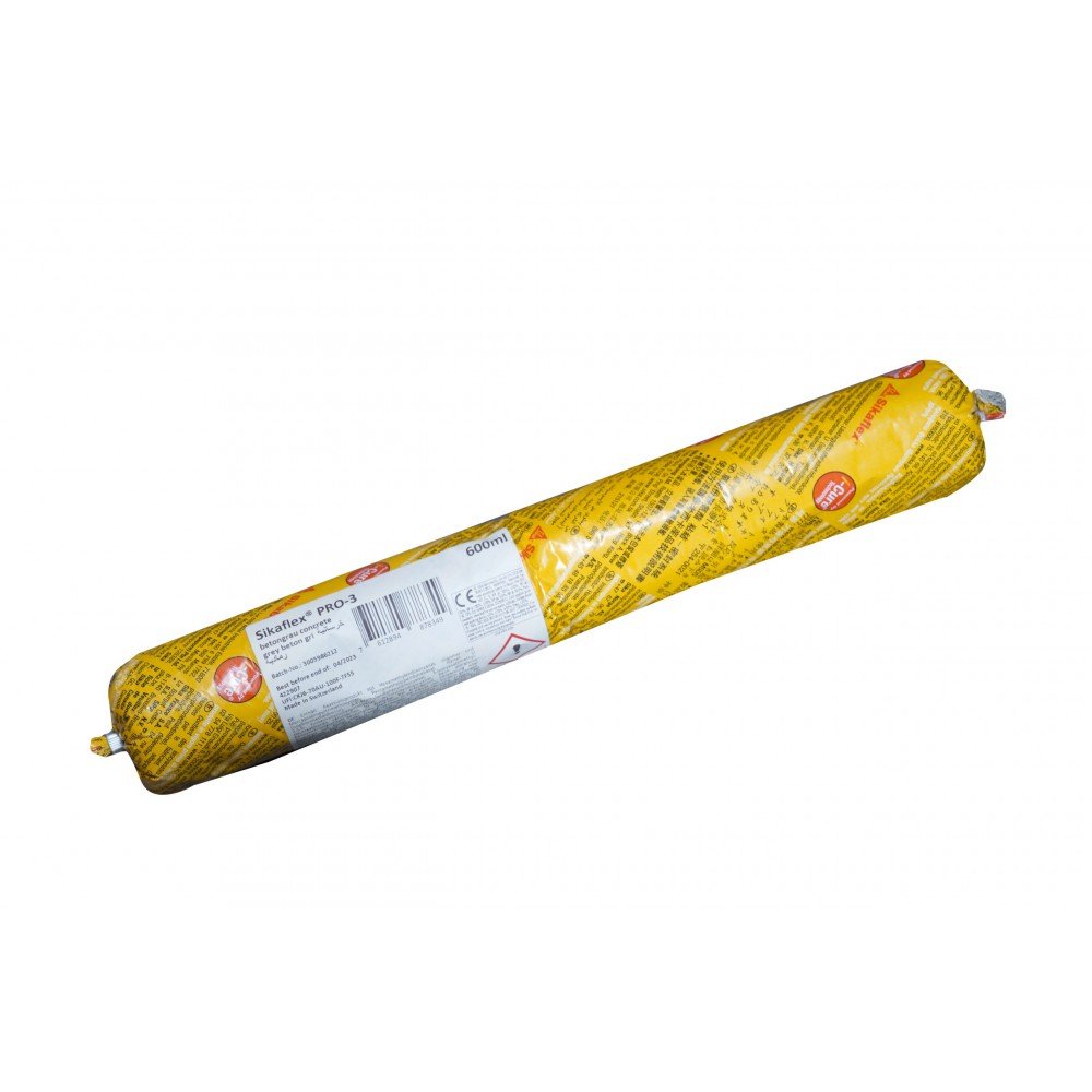 Single Sikaflex PRO-3 grey 600 ml sausage pack