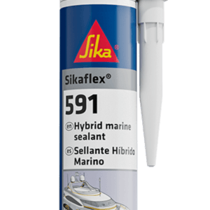 Sikaflex-591 300 ml marine sealant cartridge with nozzle
